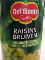 Mängden socker i Raisins au sirop léger