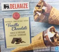 Mängden socker i Cornet de glace vanille chocolat