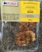 Mängden socker i Tranches ananas sechés