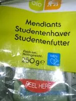 Mängden socker i Mendiants avec raisins