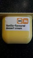 Mängden socker i Vanilla-flavoured dessert cream