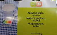 Mängden socker i Yaourt maigre, nature