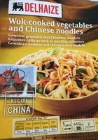 Mängden socker i Wok cooked vegetables and chinese noodles