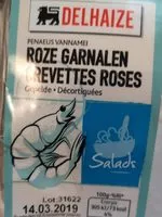 Mängden socker i Crevettes roses décortiquées