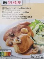 Mängden socker i Dinde à la sauce madère et purée de haricots verts