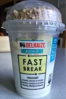 Mängden socker i Yaourt granola, mangue et ananas