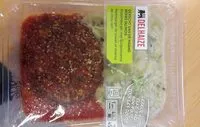 Mängden socker i Hamburger poulet et stoemp de chou vert