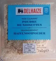 Mängden socker i Poudre de noisettes