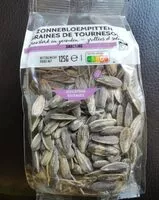 Mängden socker i Graines de tournesol grillées et salées