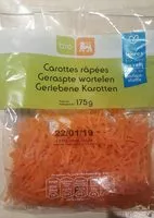 Mängden socker i Carottes râpées