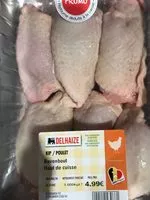 Mängden socker i Haut de cuisse de poulet sans dos