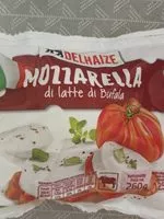 Mängden socker i Mozzarella di latte di bufala