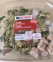 Mängden socker i Salade de pâtes au pesto vert et au poulet grillé
