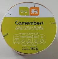 Mängden socker i Camembert bio