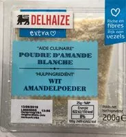 Mängden socker i Poudre d'amande