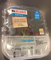 Mängden socker i Raisins rouge sans pepin