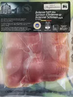 Mängden socker i Jambon d'Ardenne IGP