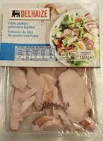 Mängden socker i Émincé de filet de poulet cuit fumé