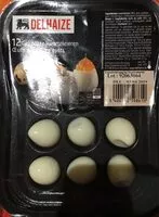 Mängden socker i Oeuf de caille cuits