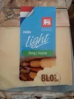 Mängden socker i Gouda light jeune bloc