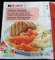 Mängden socker i Tranche de viande suisse, carotte et purée de pomme de terre