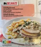 Mängden socker i Rôti orloff et pommes de terre rissolées