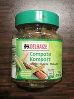 Mängden socker i Compote Rhubarbe