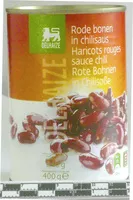 Mängden socker i Haricots rouges sauce chili