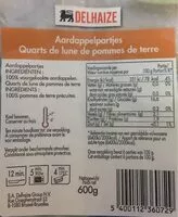 Mängden socker i Quart de lune de pommes de terre