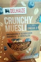 Mängden socker i Crunchy muesli amandes et myrtille