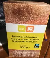 Mängden socker i Sucre de canne cristallisé