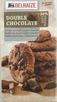 Mängden socker i Double chocolate - Cookies au chocolat au lait et fondant