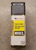 Mängden socker i Epices pour poulet