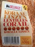 Mängden socker i Lentilles corail