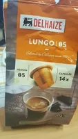 Mängden socker i Lungo 05 café Capsules