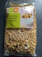 Mängden socker i Crunchy Muesli Quinoa