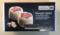 Mängden socker i Nougat glacé au coulus de framboise