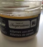 Mängden socker i Rillettes de canard