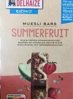 Mängden socker i Muesli Bars summerfruit