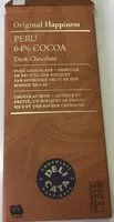 Mängden socker i Peru 64% Cocoa