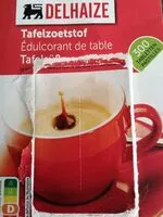 Mängden socker i Édulcorant de table