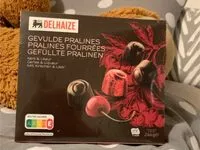 Mängden socker i Pralines fourrées cerise & liqueur