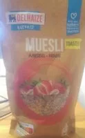 Mängden socker i Muesli fraise toasted