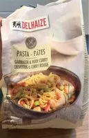 Mängden socker i Pasta crevettes curry rouge