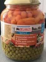 Mängden socker i Petits pois extra fins et carottes