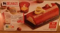 Mängden socker i Bûche glacée framboise vaile