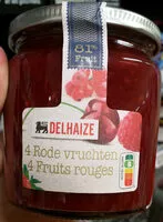 Mängden socker i 4 fruits rouges