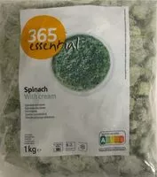 Mängden socker i Spinach with cream