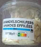 Mängden socker i Amandes effilées
