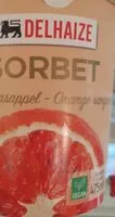 Mängden socker i Sorbet orange sanguine Delhaize